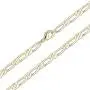JAYUMO 14k Gold Plated Figaro Chain Necklace for Women, 3mm Figaro Link Choker Necklace for Women Girls Jewelry Gift, 16 Inch/18 Inch Length