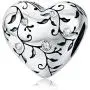 BAMOER Love Heart Bead Charms for Pandora Bracelets 925 Sterling Silver Heart Shape Charm Infinity Love Jewelry Gifts