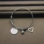Christain Bracelets Scripture Bangle Bracelet Jesus Religious Inspirational Bracelets Unique Christian Gifts Customized Charm Bracelets for Women Teen Girl Gifts