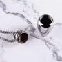 Fanery Sue Personalized Cremation Urn Necklace for Human/Pet Ashes Customizable Engraved Keepsake Memorial Jewelry