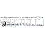 THE PEARL SOURCE 14K Gold AAA Quality Round Genuine White Akoya Cultured Pearl Linda Earrings for Women