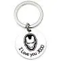 SNOWLIN I Love You 3000 Lettering Engraved Cuff Bangle Keychain Necklace Avengers Fan Avengers Endgame Gift for Dad Boyfriend Mother Girlfriend SNOWLIN I Love You 3000 Lettering Engraved Cuff Bangle Keychain Necklace Avengers Fan Avengers Endgame Gift for Dad Boyfriend Mother Girlfriend