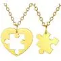 FaithHeart Yin Yang Necklace, Personalized Engraving Stainless Steel/18K Gold Plated Puzzle Pendant Jewelry for Couples with Adjustable Rolo Chain