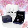 IEFRICH Gifts for Women Jewelry, Cubic Zirconia Birthstone Crystal Love Heart Pendant Necklace Gifts for Mom Wife Girlfriend Birthday Anniversary Mothers Day Valentines