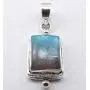 SilverStarJewel Labradorite Pendant 1.1'' Solid Sterling Silver Gemstone Jewelry SilverStarJewel Labradorite Pendant 1.1'' Solid Sterling Silver Gemstone Jewelry