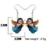 DOWAY Acrylic Angel Cupid Earrings Dangle Drop Sweet Jewelry for Women Girls Teens Party Charm Gift DOWAY Acrylic Angel Cupid Earrings Dangle Drop Sweet Jewelry for Women Girls Teens Party Charm Gift