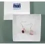''Time for Coffee'' Tiny Porcelain Coffee Cup Earrings, White ''Time for Coffee'' Tiny Porcelain Coffee Cup Earrings, White