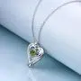 WINNICACA S925 Sterling Silver Angle Wings Heart Necklace Birthstone Birthday Jewelry Mothers Day Gifts for Her Women Mom WINNICACA S925 Sterling Silver Angle Wings Heart Necklace Birthstone Birthday Jewelry Mothers Day Gifts for Her Women Mom