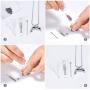 Dolphin Shape Cremation Necklace for Ashes Stainless Steel Ashes Holder Keepsake Memorial Urn Pendant Jewelry +Fill kit