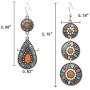 Bohemian Earrings Metal Earrings Retro Dangle Earrings Boho Earrings for Women Girls
