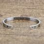 Joycuff Inspirational Bracelets for Women Best Friend Encouragement Gifts for Her Mantra Cuff Bangle