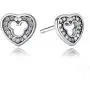 ERLUER 925 Sterling Silver Mickey Mouse Stud Earrings Cubic Zirconia for Women Girls Wedding Jewelry Earring (Heart Mickey Earrings)