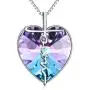 TOUPOP Cross Necklace s925 Sterling Silver Heart Pendant Necklace with Heart Crystal Jewelry Gifts for Mom Wife Women Teen Girls Birthday Mother’s day TOUPOP Cross Necklace s925 Sterling Silver Heart Pendant Necklace with Heart Crystal Jewelry Gifts for Mom Wife Women Teen Girls Birthday Mother’s day