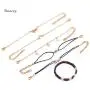 Boaccy Boho Multiple Crystal Cuff Bracelets Moon Star Wrap Bracelet Love and Beaded Bangle Brown Jewelry for Women and Girls Boaccy Boho Multiple Crystal Cuff Bracelets Moon Star Wrap Bracelet Love and Beaded Bangle Brown Jewelry for Women and Girls