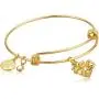 Alex and Ani Halos & Glories, Teddy Bear Charm Shiny Gold Bangle Bracelet Alex and Ani Halos & Glories, Teddy Bear Charm Shiny Gold Bangle Bracelet