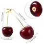 4 Pairs Cherry Drop Earrings Cherry Dangle Jewelry Fruit Dangle Earrings for Women Friends 4 Pairs Cherry Drop Earrings Cherry Dangle Jewelry Fruit Dangle Earrings for Women Friends