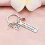 SEIRAA Outlander Inspired Jewelry Irish Jewelry Outlander Lover Gift Outlander Claire Fraser Keychain I Love You to Fraser’s Ridge and Back Keychain