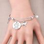 FAADBUK Funny Wolf Bracelet Animal Lover Gift Just A Girl Who Loves Wolves Jewelry Bracelet Wolf Lover Gift Wolf Jewelry