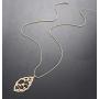 ZITULRY Leopard Print Jewelry Long Pendant Necklace for Women Girls Cheetah Print Leather Larait Necklace