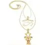 GWOOD Eye on Ankh with Eye of Horus Set Gold Color Pendants with 24 and 30 Inch Box Necklaces GWOOD Eye on Ankh with Eye of Horus Set Gold Color Pendants with 24 and 30 Inch Box Necklaces