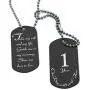 Serenity is Forever NA 3rd Prayer and 1 Year Sobriety Anniversary Black Stainless Steel Dog Tag Necklace for Clean Sober Birthday, AA, NA, Alcoholics Narcotics Anonymous Serenity is Forever NA 3rd Prayer and 1 Year Sobriety Anniversary Black Stainless Steel Dog Tag Necklace for Clean Sober Birthday, AA, NA, Alcoholics Narcotics Anonymous