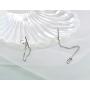 Bar Chain Earrings - Sterling Silver Hypoallergenic Bar Stud Earrings Dangle Earrings Minimalist Drop Earrings Threader Earrings Piercing Jewelry Gifts for Women Girls