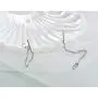 Bar Chain Earrings - Sterling Silver Hypoallergenic Bar Stud Earrings Dangle Earrings Minimalist Drop Earrings Threader Earrings Piercing Jewelry Gifts for Women Girls