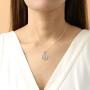 Boma Jewelry Sterling Silver Bird Necklace, 16 inches