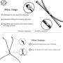 PPJew Morse Code Matching Bracelets Handmade Stainless Steel Adjustable String Bracelets for Women Men Boys Girls Sister 2 Pcs