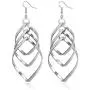 Classic Twist Wave Design Drop Dangle Earrings Sparkling Ear Stud Double Linear Earrings for Women Girls Classic Twist Wave Design Drop Dangle Earrings Sparkling Ear Stud Double Linear Earrings for Women Girls