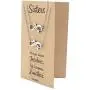 Quan Jewelry Infinity Arrow with Word Pendant Necklace Set for 2, Perfect Jewelry Necklace Gifts for Sisters, Bestfriends and BFFs, Motivational Charm with Inspirational Quote on Gift Card Quan Jewelry Infinity Arrow with Word Pendant Necklace Set for 2, Perfect Jewelry Necklace Gifts for Sisters, Bestfriends and BFFs, Motivational Charm with Inspirational Quote on Gift Card