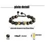 Handmade Carved Mantra Stone Pi Xiu Feng Shui Black Obsidian Wealth Lucky Bracelet for Women Men Adjustable 14K Gold Plated Braided Rope Amulet Bracelet Protection Jewelry Handmade Carved Mantra Stone Pi Xiu Feng Shui Black Obsidian Wealth Lucky Bracelet for Women Men Adjustable 14K Gold Plated Braided Rope Amulet Bracelet Protection Jewelry