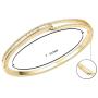 Lavencious Hinged Bangle Bracelet AAA Cubic Zirconia 7'' for Women