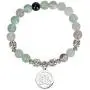 Lotus Crystal Fluorite Healing Energy Bead Bracelet for Women Stainless Steel and Alloy Lotus Crystal Fluorite Healing Energy Bead Bracelet for Women Stainless Steel and Alloy