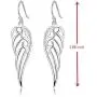 Sterling Silver Angel Wings Design Dangle Drop Earrings For Sensitive Ears By Renaissance Jewelry Sterling Silver Angel Wings Design Dangle Drop Earrings For Sensitive Ears By Renaissance Jewelry