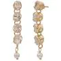 Efulgenz Bridal Crystal Cubic Zirconia Pearl Collar Necklace Earrings Jewelry Set for Women Girls Bride Bridesmaids
