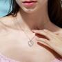 YFN Sterling Silver 12 Zodiac Constellation Necklace Heart Pendant for Women Jewelry Gifts