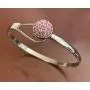 Mini Petite Snap Jewelry Orchid Purple Rhinestone Crystals Stud fits 12mm Petite Ginger Charm My Prime Gifts