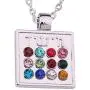 My Shape 12 Tribes of Israel Ephod Breastplate Pendant Necklace Jewish Israel Amulet Pendant Kabbalah Jewelry