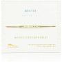 Lucky Feather Morse Code Bracelets for Women and Girls - 14K Gold Dipped Bar with Secret Message Engraved on Adjustable 7'' - 8'' Cord - Friendship Bracelet Gift for Her