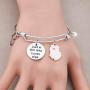 FAADBUK Funny Pigs Bracelet Animal Lover Gift Just A Girl Who Loves Pigs Jewelry Bracelet Pigs Lover Gift Pigs Jewelry
