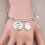FAADBUK Funny Pigs Bracelet Animal Lover Gift Just A Girl Who Loves Pigs Jewelry Bracelet Pigs Lover Gift Pigs Jewelry