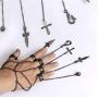 Kurapika Chains Anime Hunter x Hunter Bracelets Jewelry Props Ring Cosplay Accessories