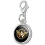 GRAPHICS & MORE Wonder Woman Movie Golden Lasso Logo Antiqued Bracelet Pendant Zipper Pull Charm with Lobster Clasp GRAPHICS & MORE Wonder Woman Movie Golden Lasso Logo Antiqued Bracelet Pendant Zipper Pull Charm with Lobster Clasp