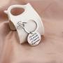 HOLLP Funny Birthday Gift I’m Not 35/50/60 I’m 18 with 17/32/42 Years of Experience Happy 35th 60th Gift Birthday Keychain
