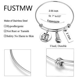 FUSTMW Boxing Keychain Gifts Boxing Glove Keychain Fitness Gifts Boxer Fan Gift Sport Lover Gift Boxing Key Ring with Inspirational Quote