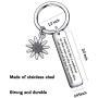 I Want to be Like a Sunflower so That ven on The Darkest Days I Will Stand Tall &Find The Sunshine Keychain for Women Men