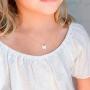 Turandoss Initial Butterfly Necklaces for Girls - Dainty 14K Gold Filled Handmade Personalized Letter Butterfly Choker Necklaces for Women Girls Jewelry Gifts