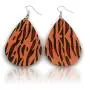 TIDOO Leather Earrings for Women Teardrop Lightweight Leaf Animal Print Summer Earring TIDOO Leather Earrings for Women Teardrop Lightweight Leaf Animal Print Summer Earring