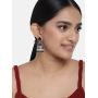 Aheli Antique Indian Oxidized Enamel Drop Dangle Jhumki Earrings Ethnic Traditional Wedding Party Wear Fashion Jewelry for Women Girls